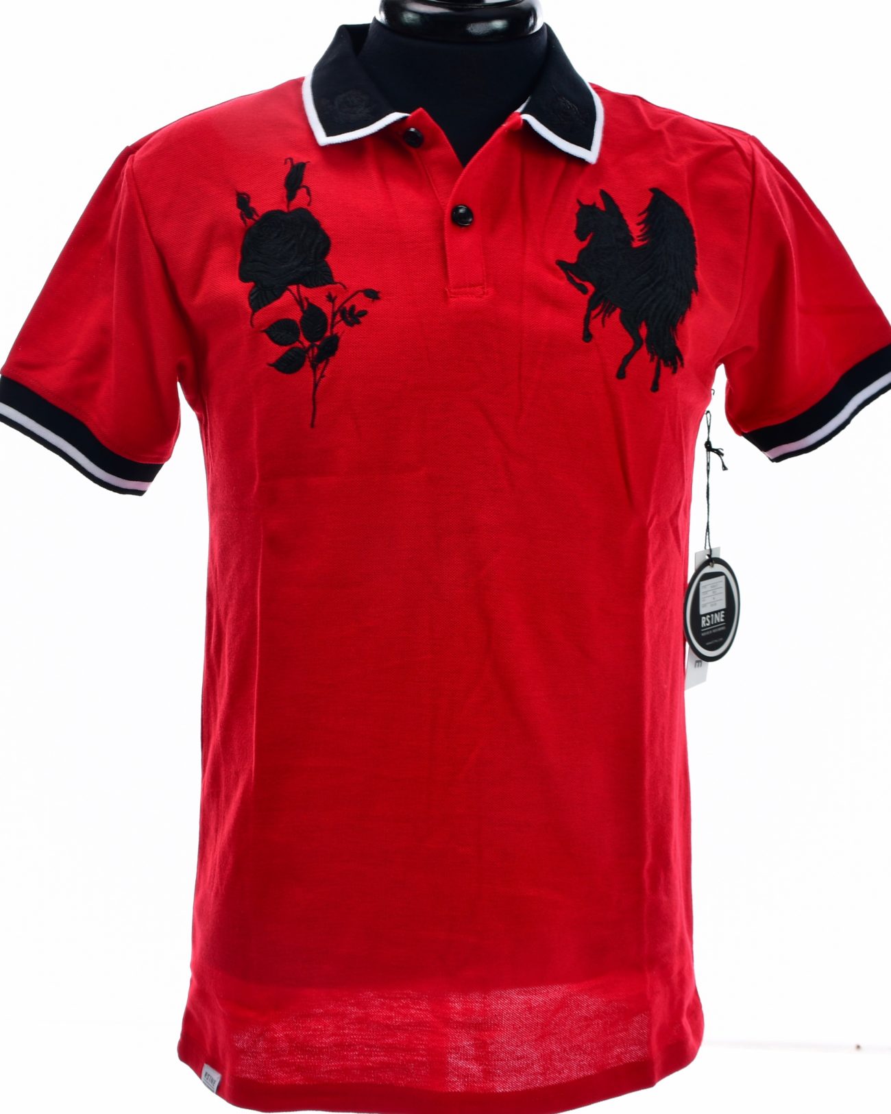 black polo red horse